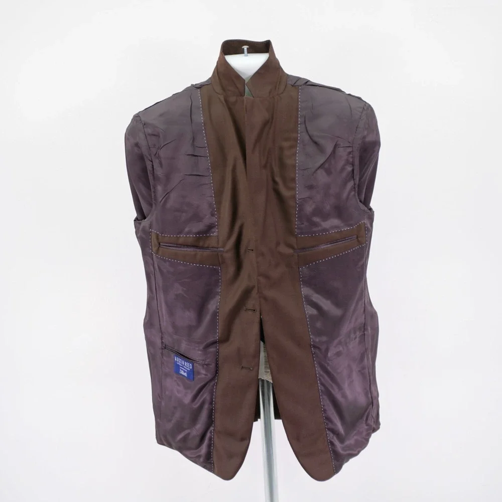 Austin Reed Brown Wool 3 Button Blazer‎ 42R Dillards
